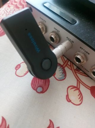 Receptor Bluetooth para Multiefectos Guitarra