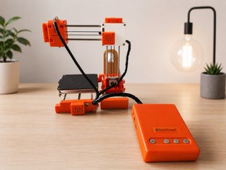 Impresora 3D EasyThreed X1 Naranja/Blanca