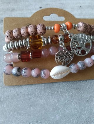 Set 5 Bracciali Fashion Jewelry