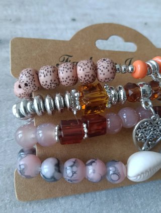 Set 5 Bracciali Fashion Jewelry