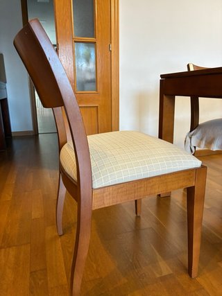 Mesa extensible y 6 sillas comedor