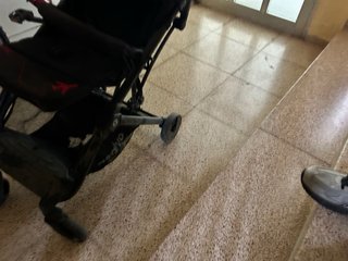 Carrito de bebé plegable
