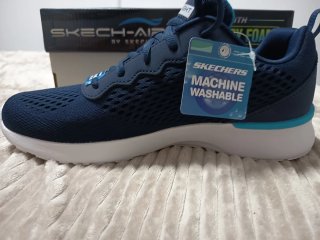 Zapatillas Skechers Hombre Azul