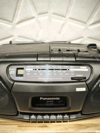Radio CD Cassette Panasonic RX-DS10 Negro