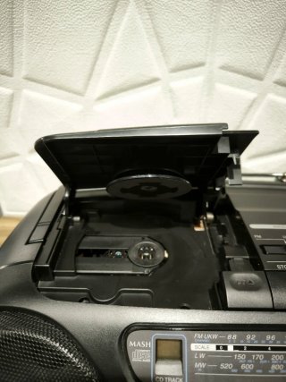Radio CD Cassette Panasonic RX-DS10 Negro