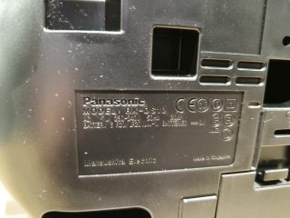 Radio CD Cassette Panasonic RX-DS10 Negro
