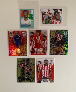 Colección cromos Iñaki Williams Panini
