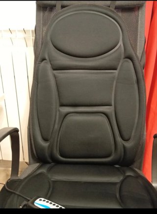 Gmbh, cuscino-sedile  massaggio nero