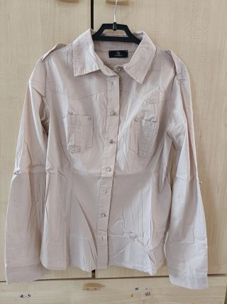 Camicia donna Zizù La Femme beige