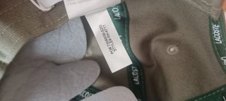 Cappello Lacoste Verde oliva Taglia Unica