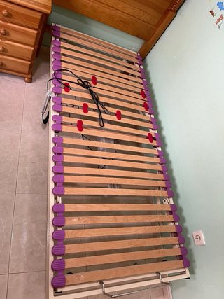 2 Letti Articolati 80cm + materassi in lattice