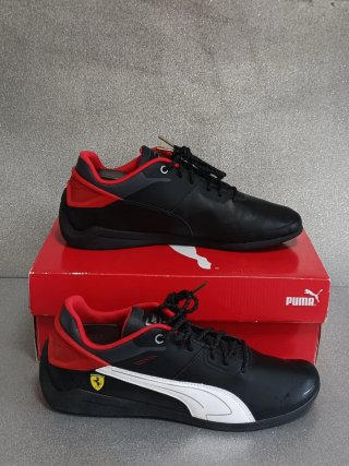 Zapatillas Puma Ferrari Negras y Rojas Nuevas