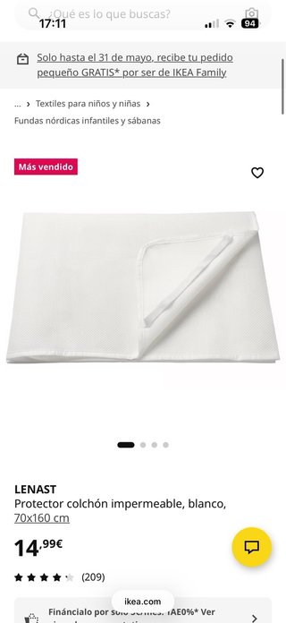 Cama infantil SNIGLAR