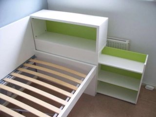 Cama nido IKEA Flaxa Blanca