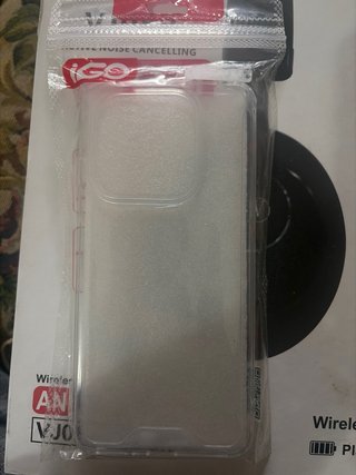 Funda para Redmi Note 14 roja negra trasparente