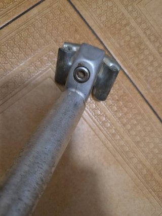 Cambio delantero y eje pedalier y tija de sillin