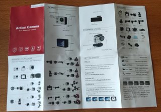 Camara original EK-ES H9R 4K ULTRA, Control remoto
