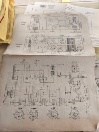 Lote Prontuario Válvulas Radio y Esquemas