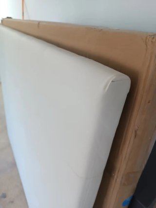 Cabecero tapizado blanco cama 135 y 145