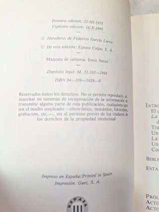 LA ZAPATERA PRODIGIOSA - Federico García Lorca