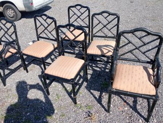 Conjunto Sillas Chippendale Antiguas