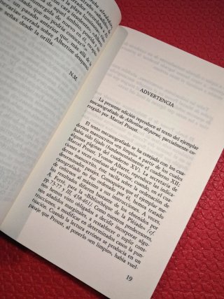 ⚡️1ª ed: Marcel Proust: "Albertine desaparecida".