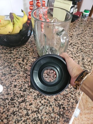 Vaso de licuadora de vidrio