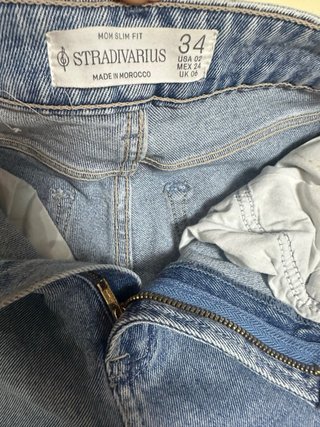 Jeans Stradivarius Mom Slim Fit 34
