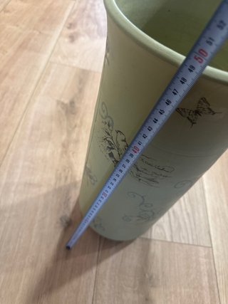 Paragüero de cerámica con diseño