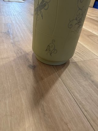 Paragüero de cerámica con diseño