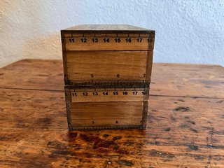 Pareja Cajas Madera Decorativas Ideal Dairy Co.