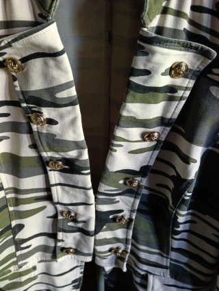 Giacca Queen Drama camouflage taglia XL