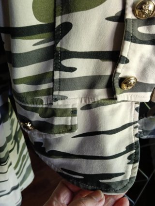 Giacca Queen Drama camouflage taglia XL