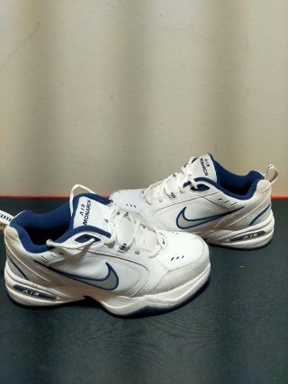 Nike Air Monarch IV Blancas y Azules