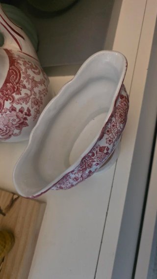 La Cartuja de Sevilla Vajilla Roja