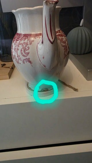 La Cartuja de Sevilla Vajilla Roja
