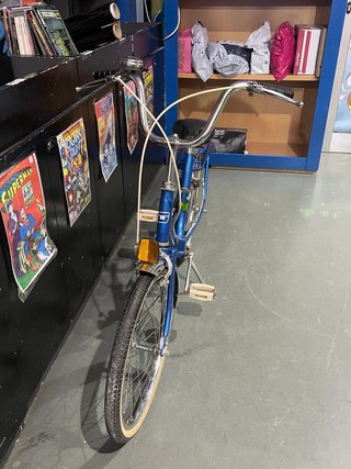 Bicicleta Orbea Plegable Vintage Azul