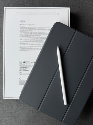 iPad Pro M4 256GB Wifi Gris/Plata + funda + pencil
