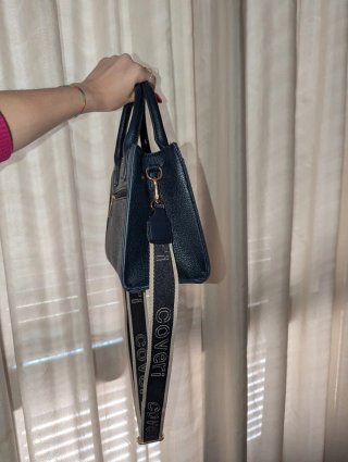 Borsetta Enrico Coveri similpelle blu