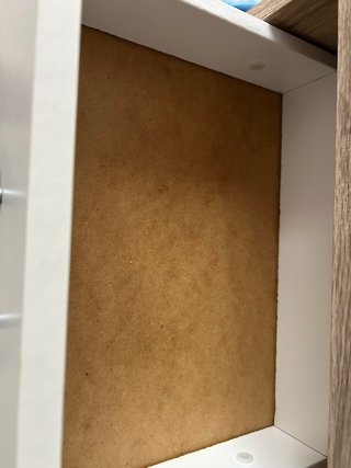 Mesitas de noche madera y blanco