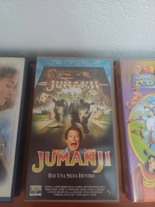 Lote 7 Películas VHS Disney y Más originales.