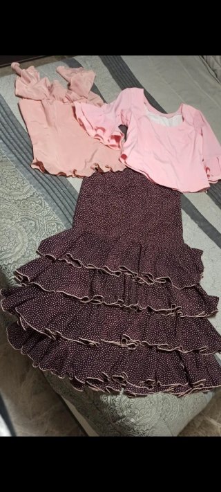 Vestido Flamenca 2 Piezas + Mantón