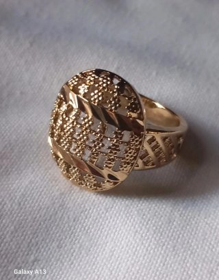 Anello filigrana vintage acciaio inox