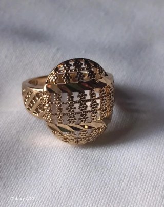 Anello filigrana vintage acciaio inox