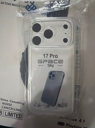 Funda transparente iPhone 17 Pro TPU