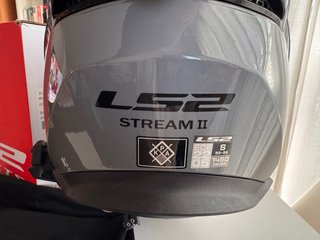 Casco Moto LS2 Stream II Gris Nardo Talla S