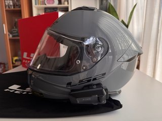 Casco Moto LS2 Stream II Gris Nardo Talla S