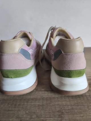 Zapatillas Deportivas Rosa y Verde
