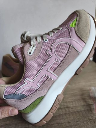 Zapatillas Deportivas Rosa y Verde