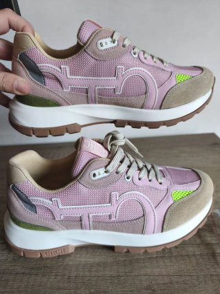 Zapatillas Deportivas Rosa y Verde